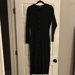 Vintage 100% Wool Maxi Sweater Dress